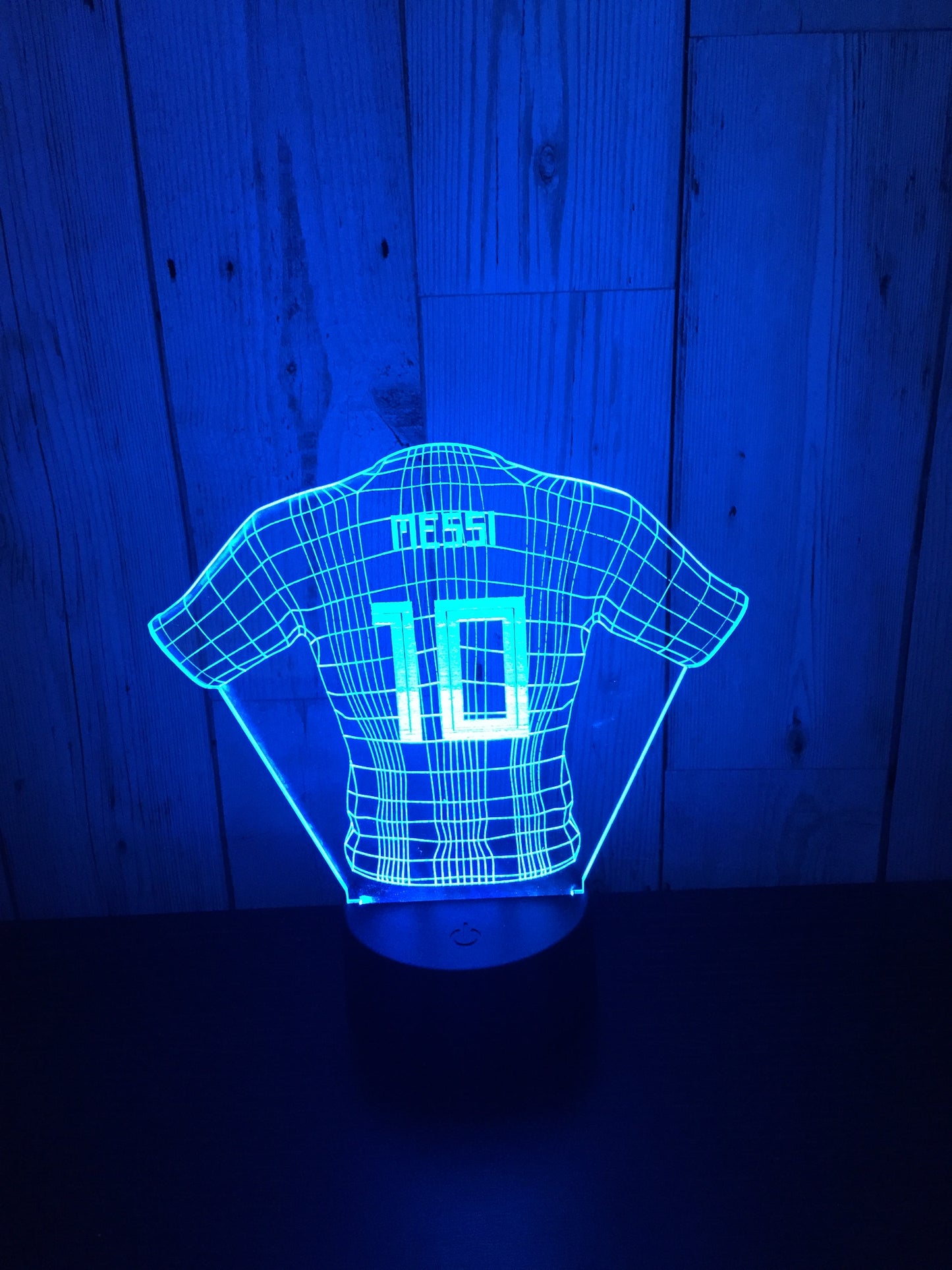 LED light up Football top Messi display- 9 colour options with remote! - Laser LLama Designs Ltd