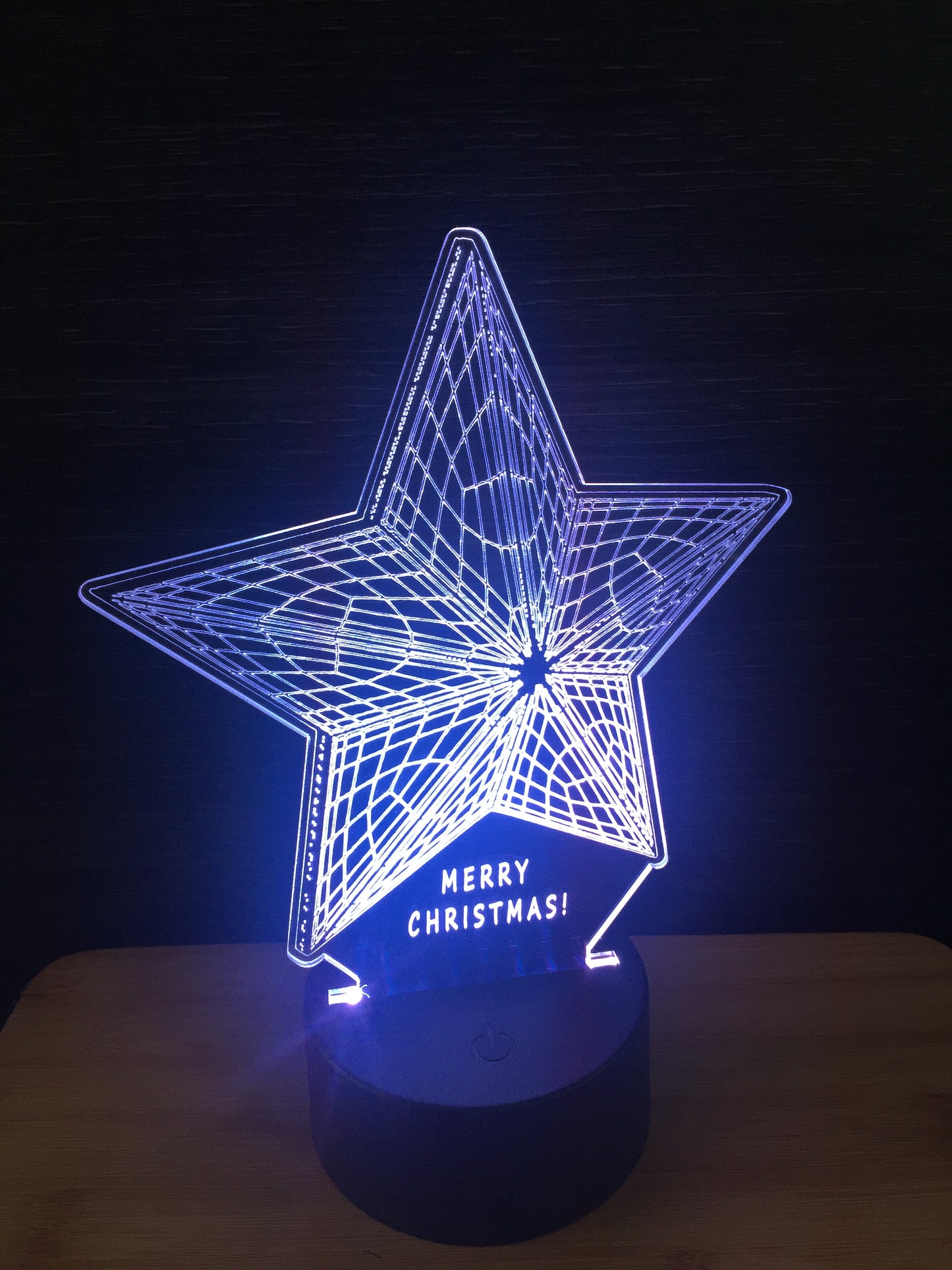 LED light up CHRISTMAS STAR display ,9 Colour options with remote! - Laser LLama Designs Ltd