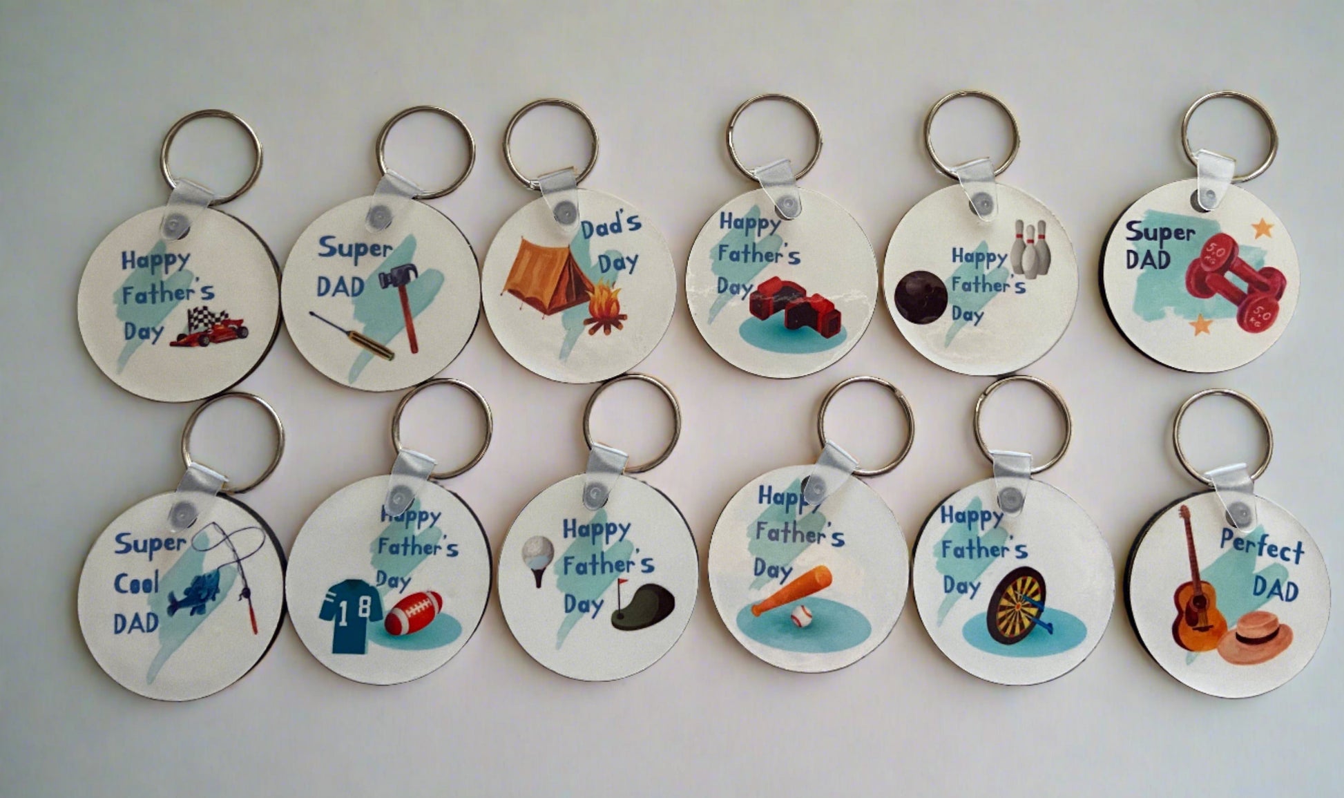 Father’s Day keyring - Laser LLama Designs Ltd