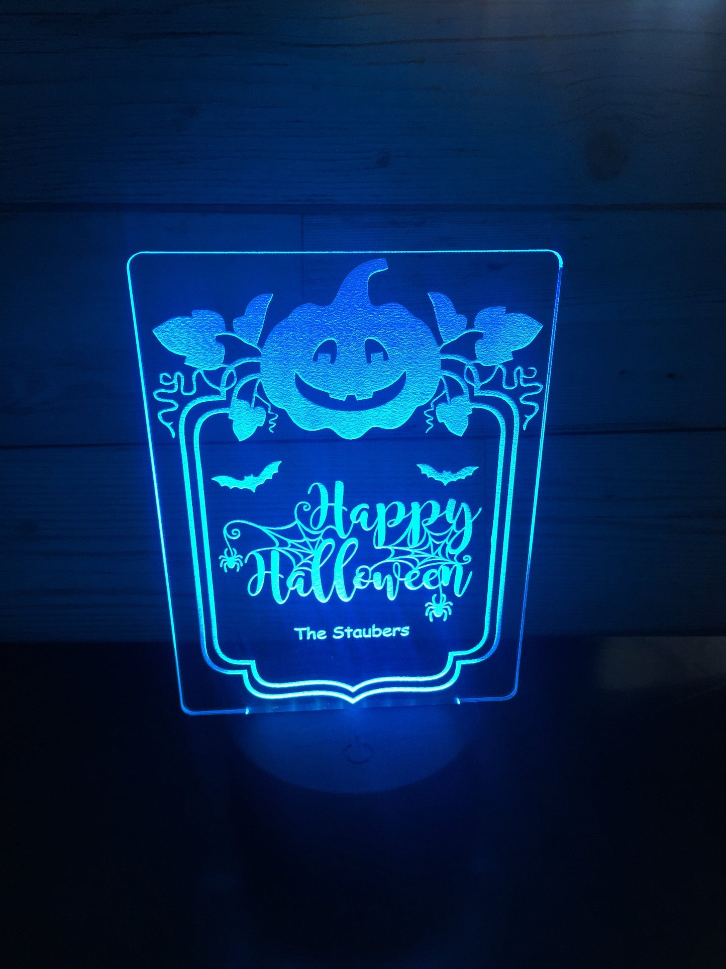 Halloween LED light up display- 9 colour options with remote! - Laser LLama Designs Ltd