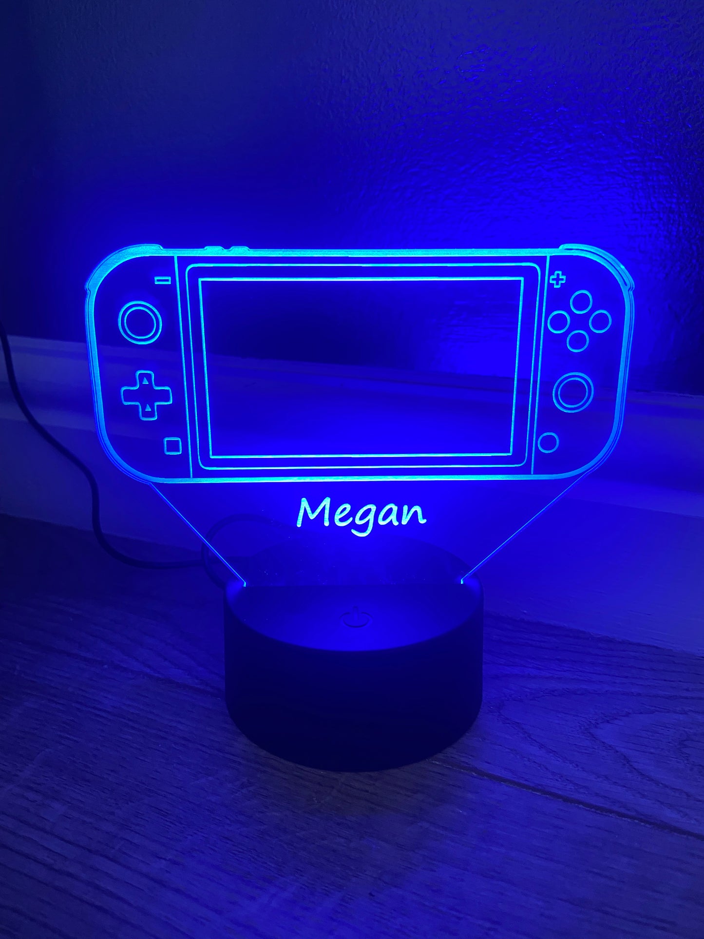 LED light up 3D  SWITCH display. 9 Colour options with remote! - Laser LLama Designs Ltd